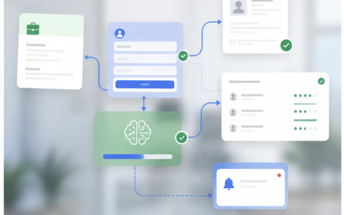 Career page screening workflow preview