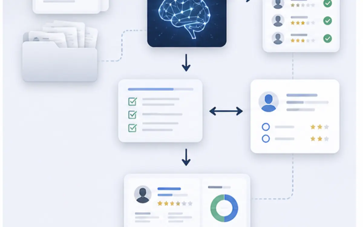Hiring manager report workflow preview