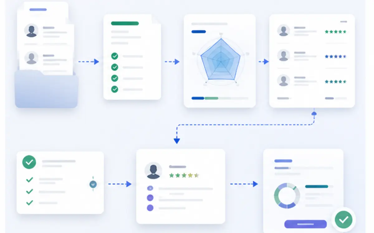 Agency screening support workflow preview